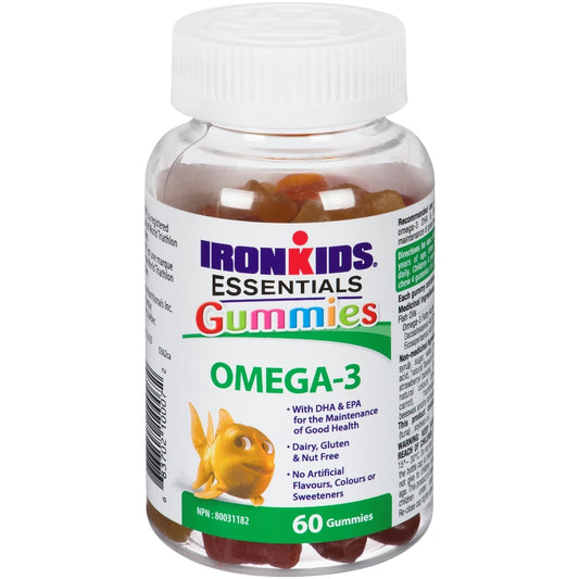 IronKids Omega-3 Gummies for Kids, 60 Count