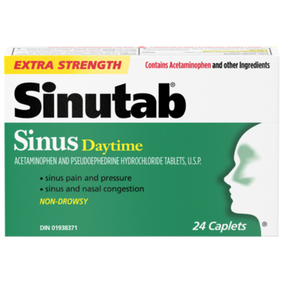 Extra Strength Sinus Relief Caplets, 24 Count