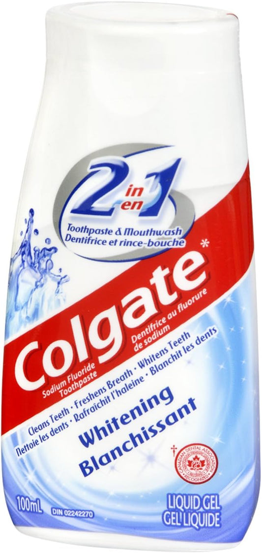 Colgate 2-in-1 Whitening Liquid Gel Toothpaste 100ml