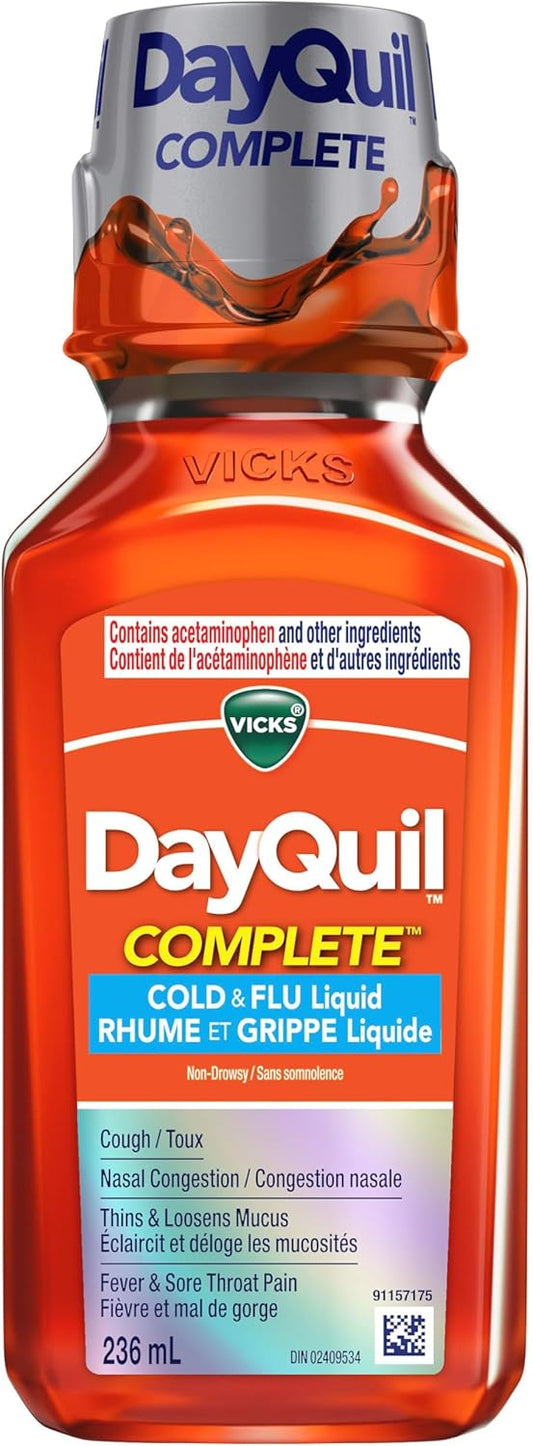 DayQuil Complete Cold & Flu Relief Liquid 236ml