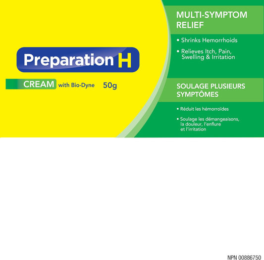 Preparation H Hemorrhoid Relief Cream 50g