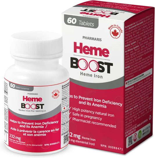 Hemeboost Heme Iron 232mg 60 Capsules