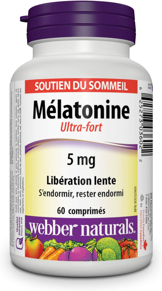 Melatonin Timed Release 5mg Extra Strength 60 Tablets
