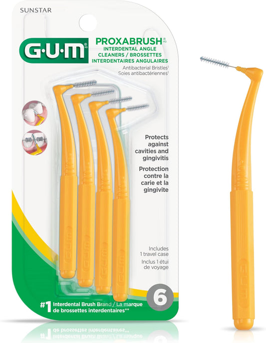 Go-Betweens Angled Interdental Brushes Fine 6-Pack
