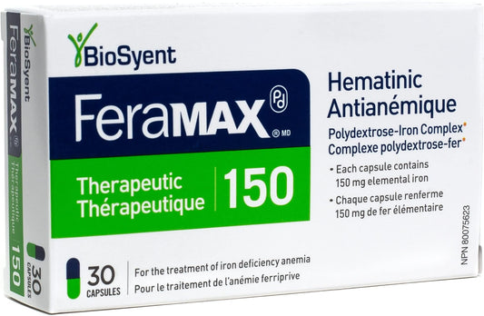 FeraMAX Pd 150mg Iron Capsules - 30 Count