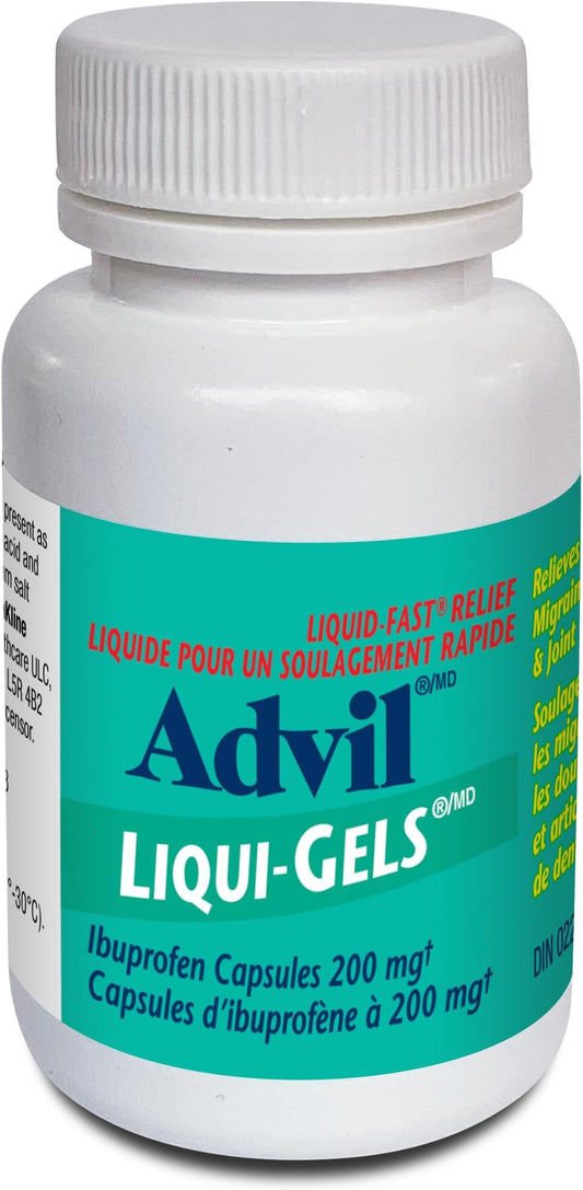 Advil Liqui-Gels 200mg Capsules - 72 Count