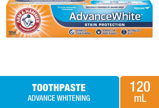 Extra Whitening & Stain Protection Toothpaste 120ml
