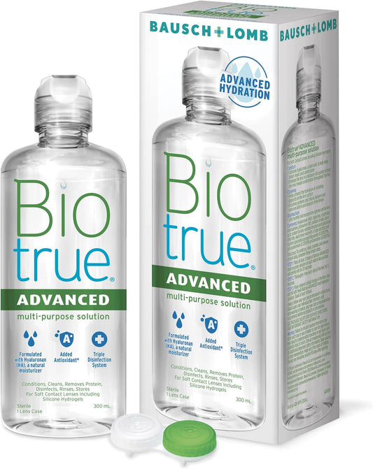 Biotrue Advanced Multi-Purpose Solution with Lens Case 300ml