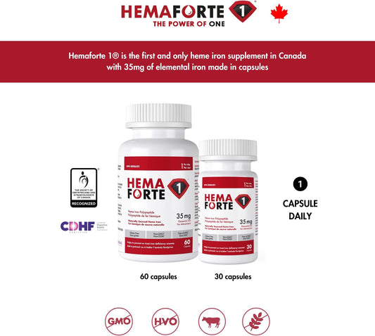 Hemaforte Iron Supplement 30 Capsules