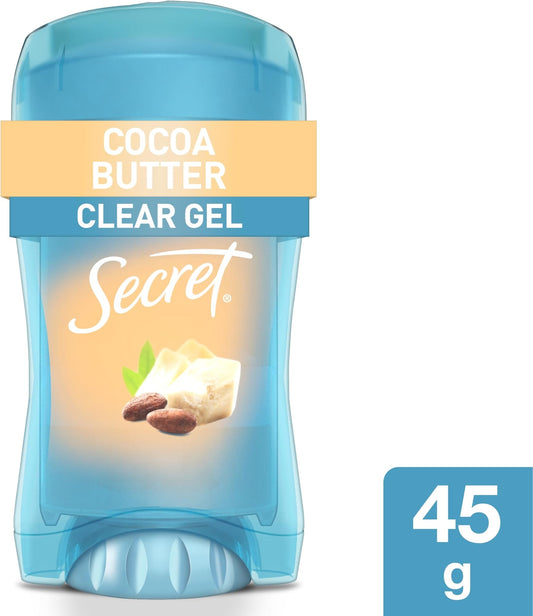 Clear Gel Antiperspirant Deodorant Cocoa Butter 48g