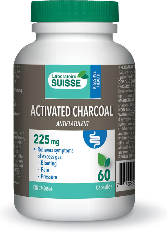 Activated Charcoal Capsules 60 Count