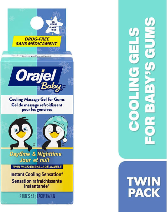 Baby Teething Gel Day & Night Twin Pack 5.1g