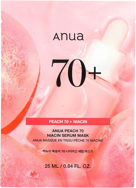 ANUA PEACH NIACIN SERUM MASK 25G (1PCS)