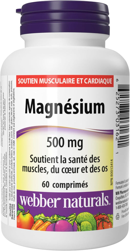 Magnesium 500mg Enhanced Absorption Tablets 60 Count