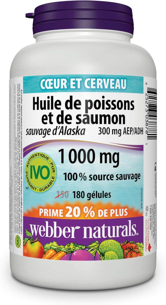 Omega-3 Fish Oil 1000mg Softgels, 210 Count