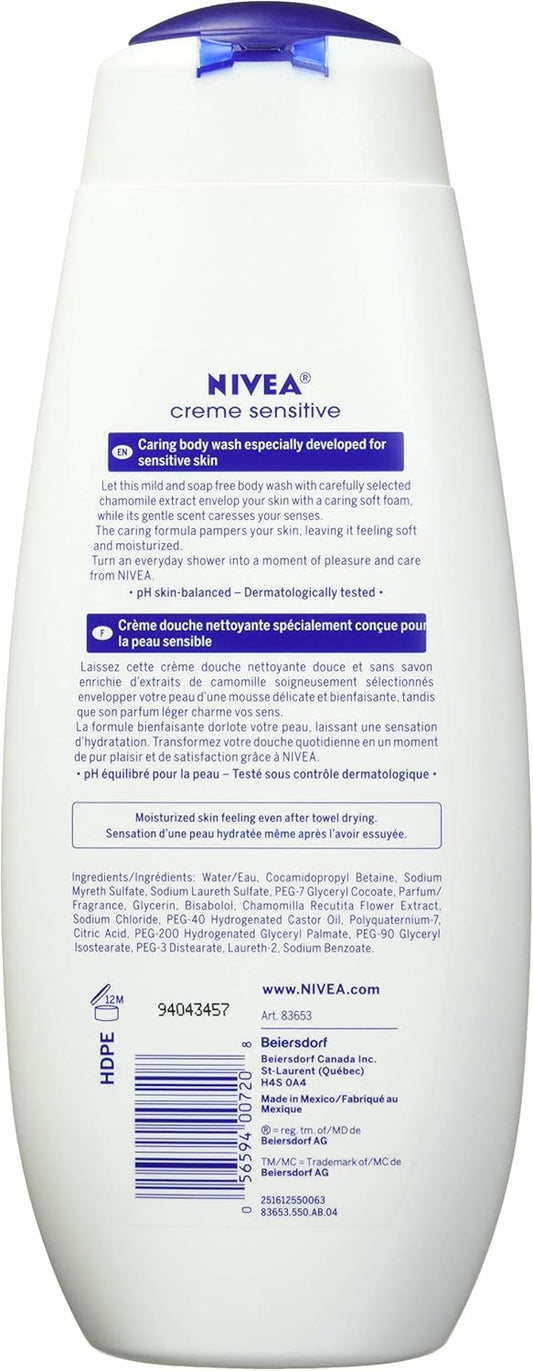 Sensitive Body Wash with Chamomile, 500ml