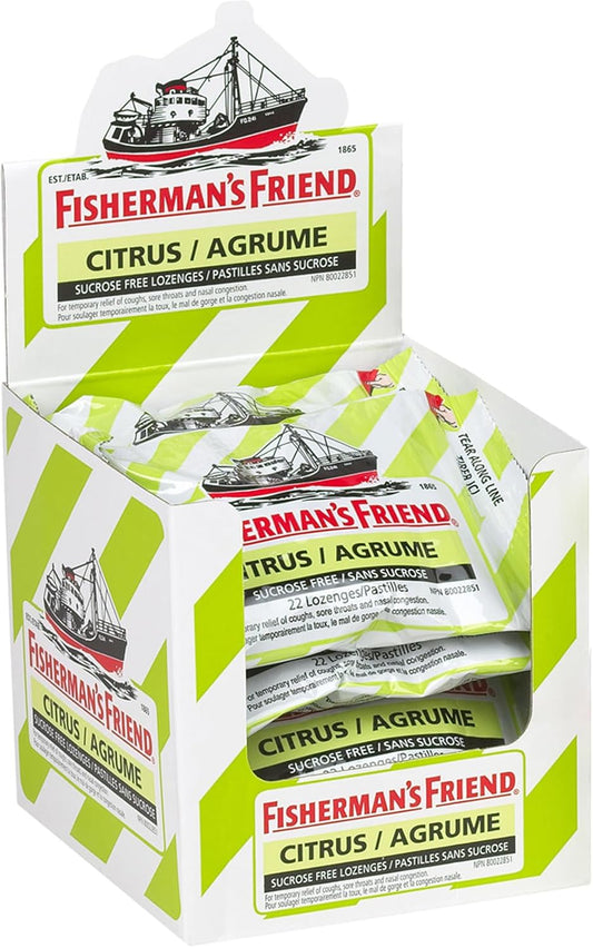 Sugar-Free Citrus Menthol Lozenges 22-Pack