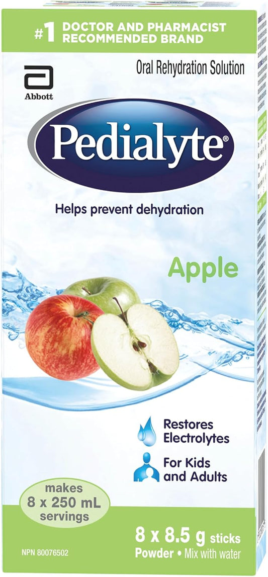 Apple Rehydration Powder Sachets, 8 Pack