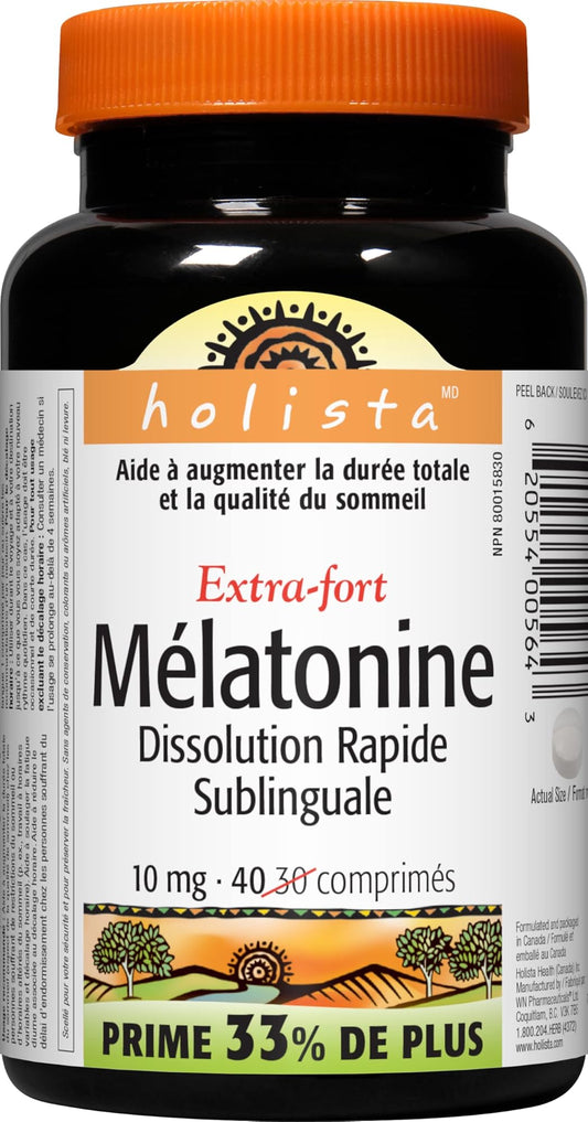 Melatonin 10mg Mint Tablets, 40 Count