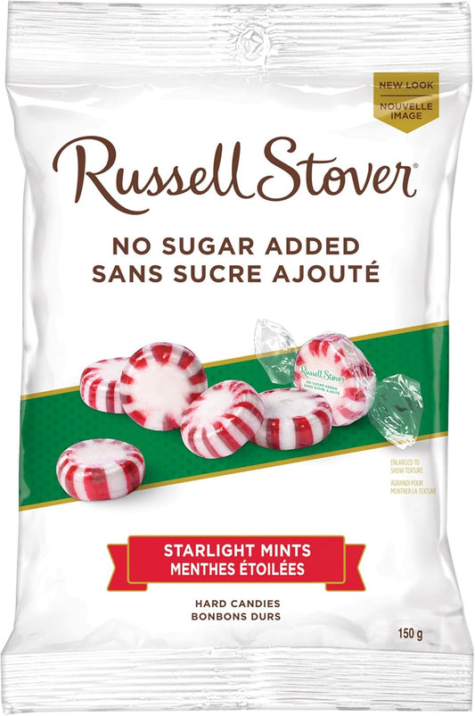 Russell Stover Starlight Mint Hard Candies 12 Pack 150g Each