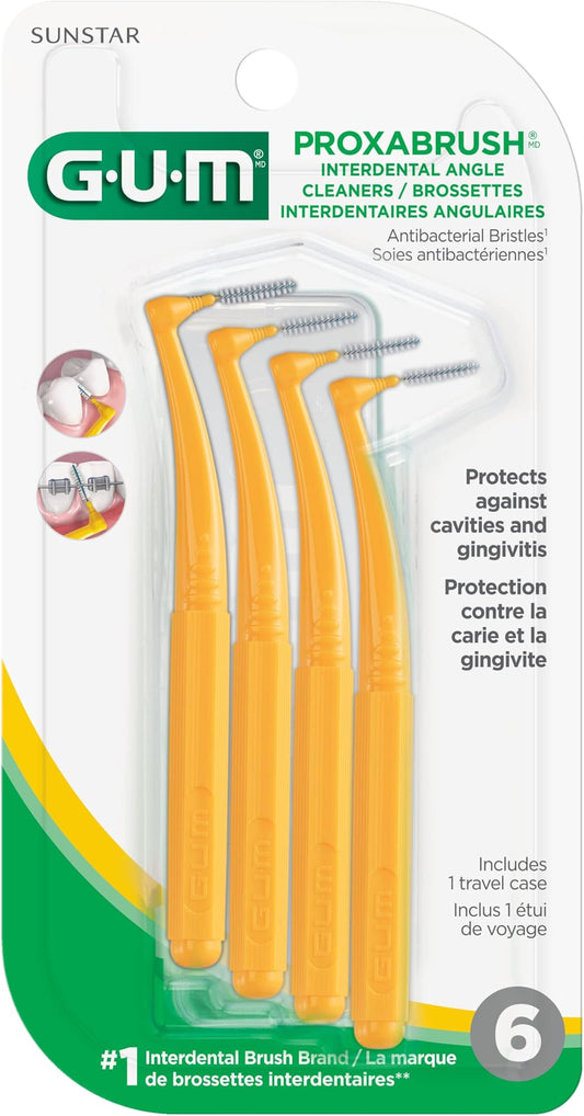 Go-Betweens Angled Interdental Brushes Fine 6-Pack