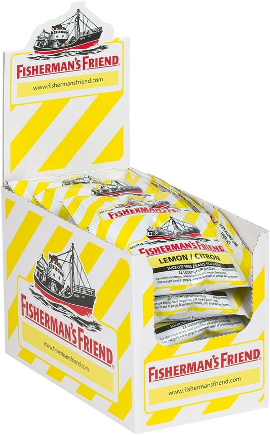 Sugar Free Lemon Menthol Lozenges 22-Pack