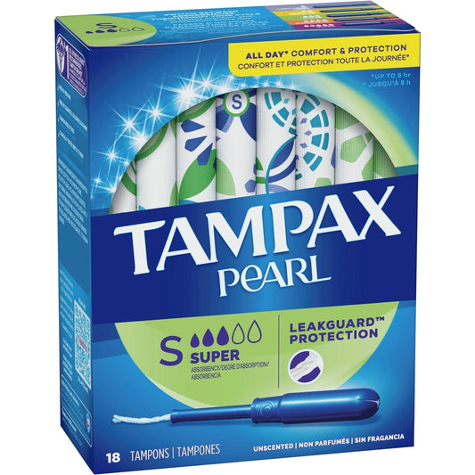 TAMPAX PEARL SUPER UNSC 18'S