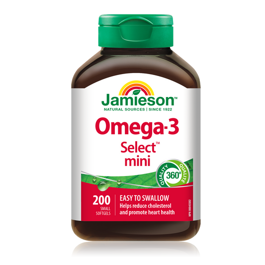 Omega-3 Mini Softgels 300mg EPA/DHA – 200 Count