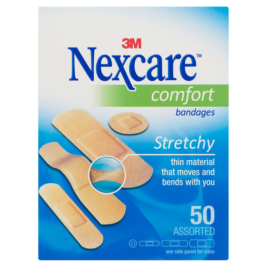 Comfort Strips Assorted Bandages 50-Pack