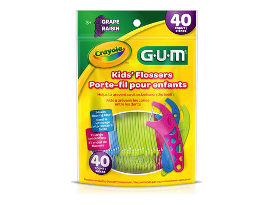 Crayola Kids' Dental Flossers 40-Pack