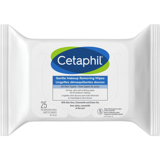 Cetaphil Gentle Makeup Removing Wipes 25 Pack