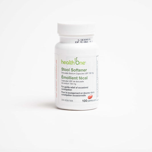 Docusate Sodium 100mg Capsules, 100 Count