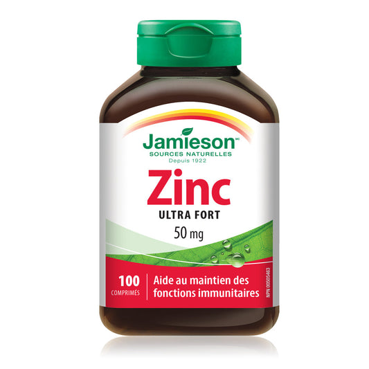 Zinc 50mg Tablets, 100 Count