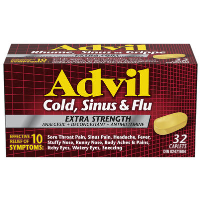 Advil Extra Strength Cold & Flu Caplets 32-Pack