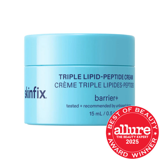 Triple Lipid-Peptide Cream Refillable Barrier Moisturizer with Ceramides