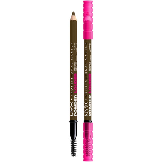 Powder Louder, Brow Pencil, 12HR Wear, Buildable Thickening Micro-Fibers, Soft Matte Pigments, Natural Brow Look, Vegan Formula