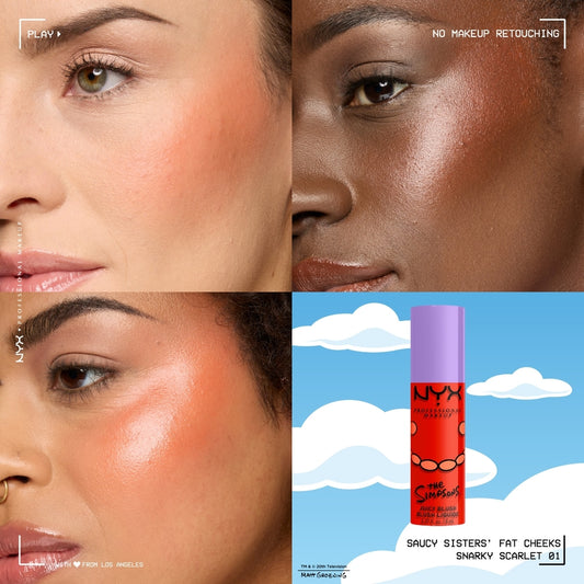 Simpsons Saucy Sisters Fat Cheeks Liquid Blush