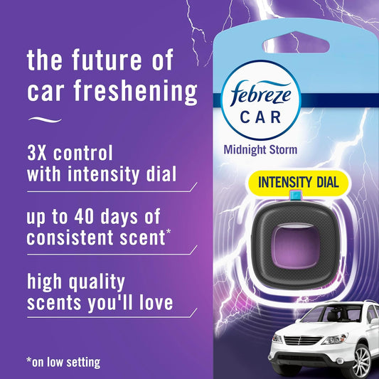 Midnight Storm Car Vent Air Freshener Clip, 2ml