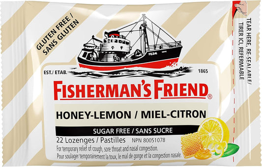 Honey Lemon Sugar-Free Throat Lozenges 22-Pack