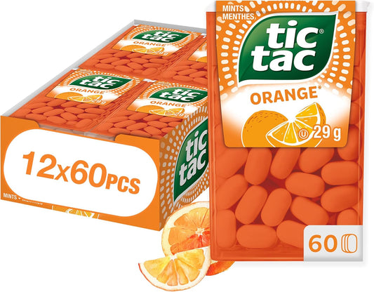 TIC TAC T60 ORANGE 12'S