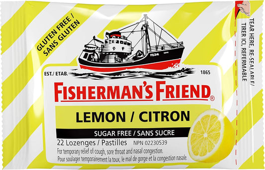 Lemon Menthol Throat Lozenges 22-Pack