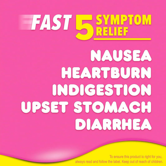 Pepto Bismol Chewable Digestive Relief Tablets, 12 Count