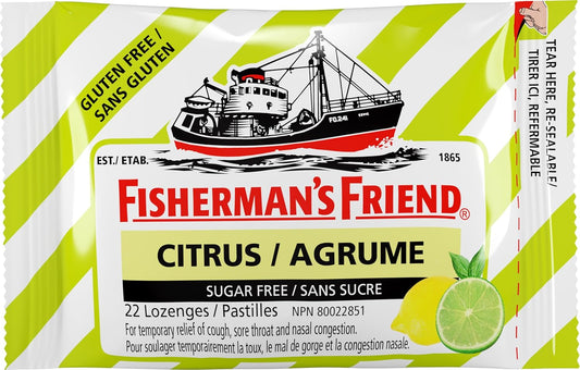 Sugar-Free Citrus Menthol Lozenges 22-Pack
