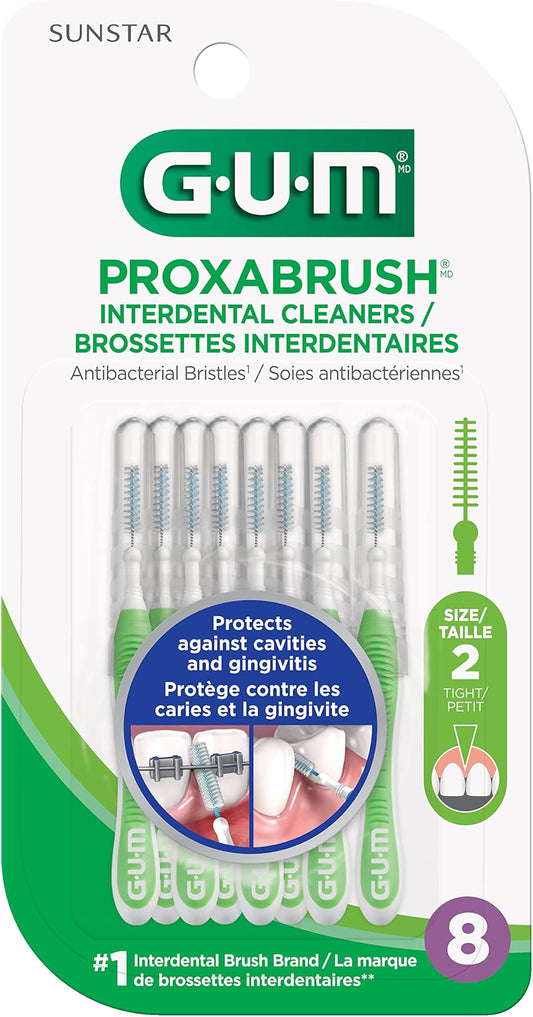 Proxabrush Traveler Tight Interdental Brushes 8-Pack