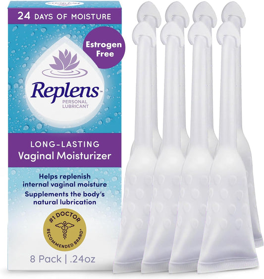 Replens Vaginal Moisturizer Gel, 8-Pack