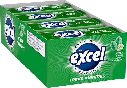 EXCEL MINTS SPEARMINT TIN 8/34G
