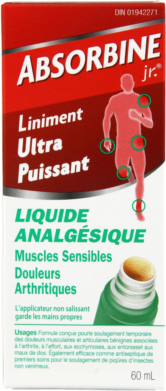 Absorbine Jr. Extra Strength Pain Relief Liquid 60ml