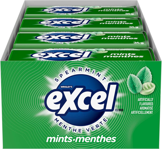 EXCEL MINTS SPEARMINT TIN 8/34G