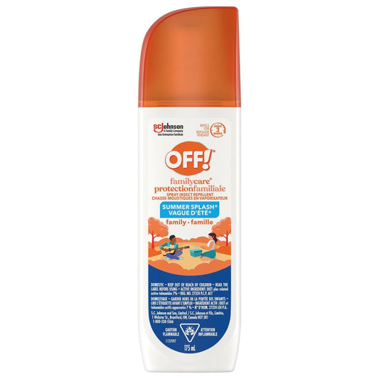 Family Care Summer Splash Insect Repellent Spray 7% DEET 175ml