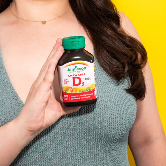 Vitamin D3 1000 IU Chewable Tablets, 100 Count